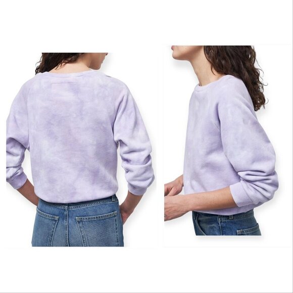 NILI LOTAN Classic Crewneck Sweatshirt, tie-dyed, Size XS, New with tags - Picture 2 of 12